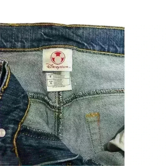 Vintage Disney Store Tinkerbell Disney Jeans Size 6 - Picture 7 of 8